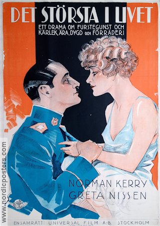 The Love Thief 1926 movie poster Norman Kerry Greta Nissen