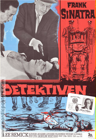 Detektiven 1968 poster Frank Sinatra Lee Remick Ralph Meeker Gordon Douglas Poliser