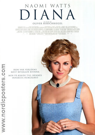 Diana 2013 movie poster Naomi Watts Naveen Andrews Oliver Hirschbiegel Find more: Princess Diana