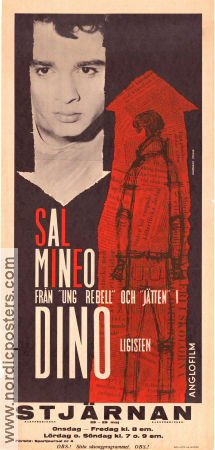 Dino 1957 movie poster Sal Mineo Brian Keith Susan Kohner Thomas Carr