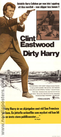 Dirty Harry 1971 poster Clint Eastwood Don Siegel