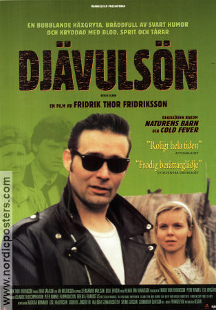 Djöflaeyjan 1996 movie poster Baltasar Kormakur Gisli Halldorsson Sigurveig Jonsdottir Fridrik Thor Fridriksson Iceland Glasses