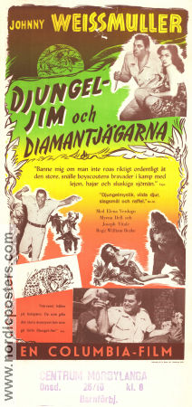 Djungel-Jim och diamantjägarna 1949 poster Johnny Weissmuller Myrna Dell Elena Verdugo William Berke Hitta mer: Africa