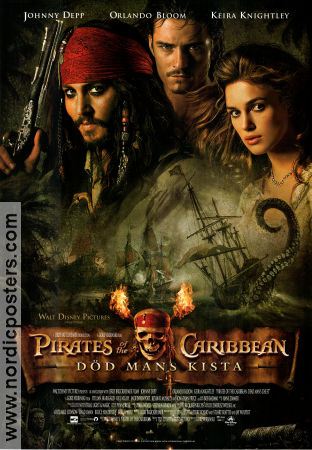 Pirates of the Caribbean: Dead Man´s Chest 2006 poster Johnny Depp Gore Verbinski