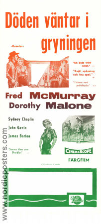Quantez 1957 movie poster Fred MacMurray Dorothy Malone James Barton Harry Keller