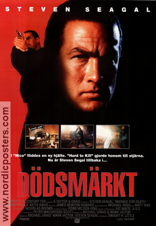 Marked For Death 1990 movie poster Steven Seagal Joanna Pacula Dwight H Little