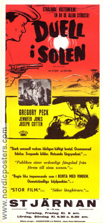 Duell i solen 1948 poster Gregory Peck Jennifer Jones King Vidor Berg