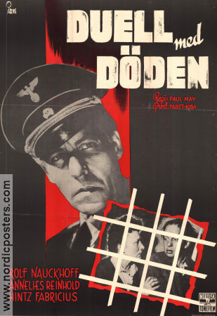 Duel mit dem Tod 1949 movie poster Rolf von Nauckhoff Annelies Reinhold Fritz Hinz-Fabricius Paul May War Find more: Nazi