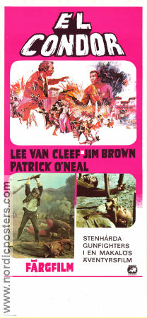 El Condor 1970 poster Lee Van Cleef Jim Brown Patrick O´Neal John Guillermin