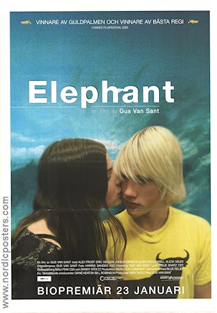 Elephant 2003 poster Elias McConnell Gus Van Sant