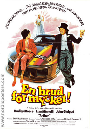 Arthur 1981 movie poster Dudley Moore Liza Minnelli John Gielgud Steve Gordon