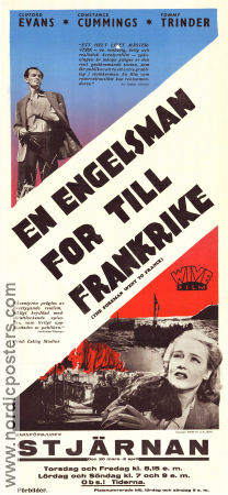 En engelsman for till Frankrike 1942 poster Tommy Trinder Constance Cummings Clifford Evans Charles Frend