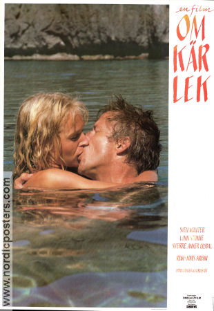 En film om kärlek 1987 movie poster Sven Wollter Linn Stokke Sverre Anker Ousdal Mats Arehn Romance Beach