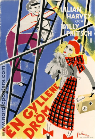Ein blonder Traum 1932 movie poster Lilian Harvey Willy Fritsch Paul Martin