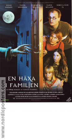 En häxa i familjen 2000 movie poster Johan Rheborg Tintin Anderzon Karin Bogaeus Harald Hamrell