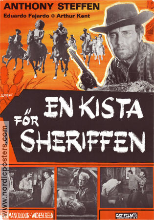 Una bara per lo sceriffo 1965 movie poster Anthony Steffen Eduardo Fajardo Arturo Dominici Mario Caiano