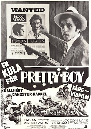 A Bullet for Pretty Boy 1970 movie poster Fabian Jocelyn Lane Astrid Warner Larry Buchanan Mafia