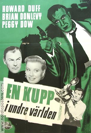 Shakedown 1950 movie poster Howard Duff Brian Donlevy Peggy Dow Film Noir