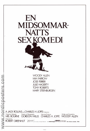 A Midsummer Night´s Sex Comedy 1982 movie poster Mia Farrow José Ferrer Woody Allen