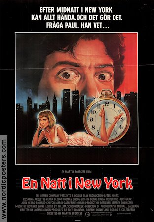 After Hours 1985 poster Rosanna Arquette Martin Scorsese