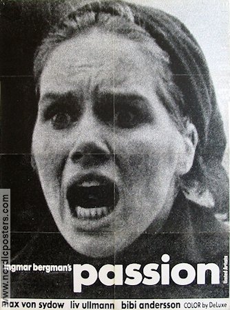 The Passion of Anna 1969 movie poster Liv Ullmann Bibi Andersson Max von Sydow Erland Josephson Erik Hell Ingmar Bergman