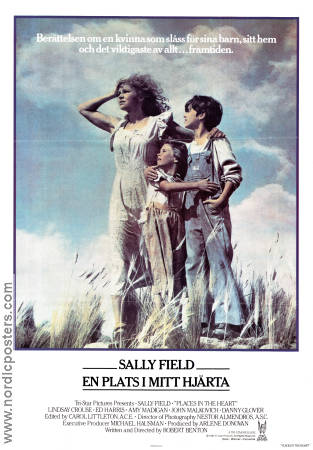 Places in the Heart 1984 poster Sally Field Robert Benton