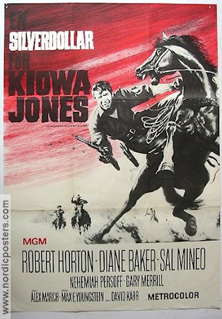 En silverdollar för Kiowa Jones 1967 poster Robert Horton