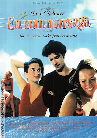 Conte d´été 1996 movie poster Melvil Poupaud Amanda Langlet Eric Rohmer