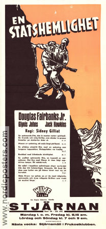 En statshemlighet 1950 poster Douglas Fairbanks Jr Glynis Johns Jack Hawkins Sidney Gilliat