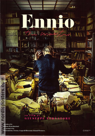 Ennio 2021 movie poster Quentin Tarantino Clint Eastwood Oliver Stone Ennio Morricone Giuseppe Tornatore Documentaries