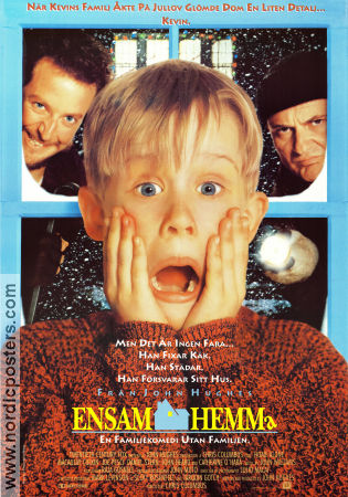 Home Alone 1990 movie poster Macaulay Culkin Joe Pesci Daniel Stern Chris Columbus Kids