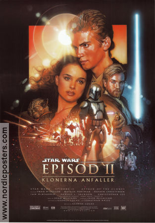 Episode II Attack of the Clones 2002 poster Ewan McGregor George Lucas