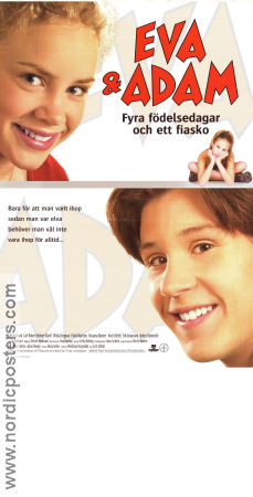 Eva och Adam 2001 movie poster Ellen Fjaestad Carl-Robert Holmer-Kårell Ulrika Bergman Catti Edfeldt Romance