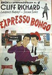 Expresso Bongo 1960 movie poster Cliff Richard Rock and pop