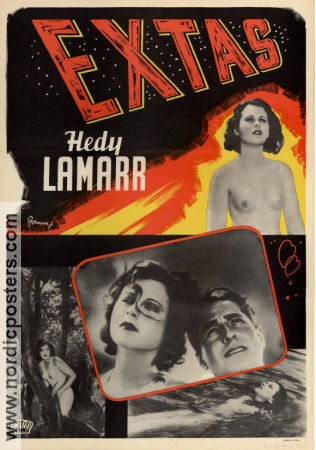 Extase 1933 movie poster Hedy Lamarr Aribert Mog Zvonimir Rogoz Gustav Machaty Country: Austria