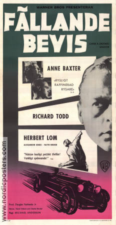 Chase a Crooked Shadow 1958 movie poster Richard Todd Anne Baxter Herbert Lom Michael Anderson