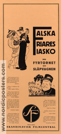 Schwiegersöhne 1926 movie poster Fy og Bi Harald Madsen Carl Schenström Hans Steinhoff