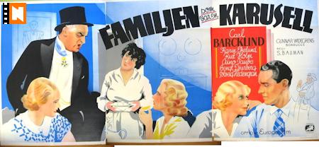 Familjen som var en karusell 1936 movie poster Carl Barcklind Karin Ekelund Rut Holm Find more: Large poster