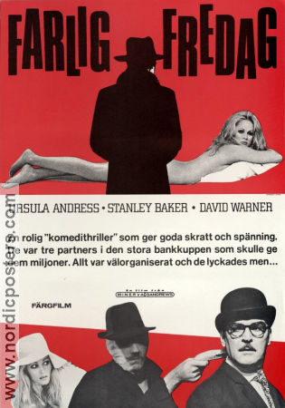 Perfect Friday 1970 movie poster Ursula Andress Stanley Baker Peter Hall