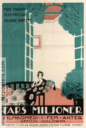 The Cinderella Man 1917 movie poster Mae Marsh Tom Moore George Loane Tucker