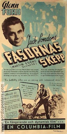 The Adventures of Martin Eden 1942 poster Glenn Ford