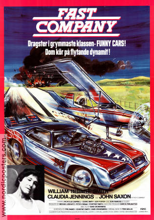 Fast Company 1979 movie poster William Smith Claudia Jennings John Saxon David Cronenberg Cars and racing Sports
