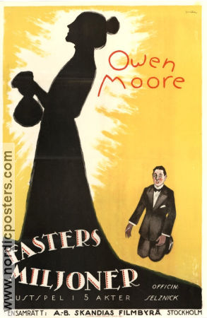 The Chicken in the Case 1921 movie poster Owen Moore Vivia Ogden Victor Heerman
