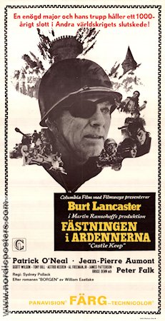 Fästningen i Ardennerna 1969 poster Burt Lancaster Patrick O´Neal Jean-Pierre Aumont Sydney Pollack Krig