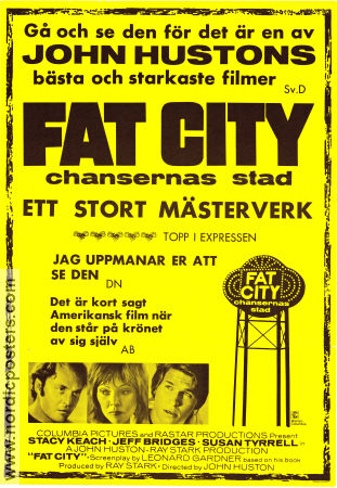 Fat City 1972 poster Stacy Keach John Huston