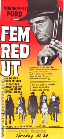 Fem red ut 1968 poster Brett Halsey Bud Spencer Wayde Preston Tonino Cervi