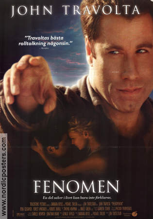 Phenomenon 1996 movie poster John Travolta Kyra Sedgwick Jon Turtletaub