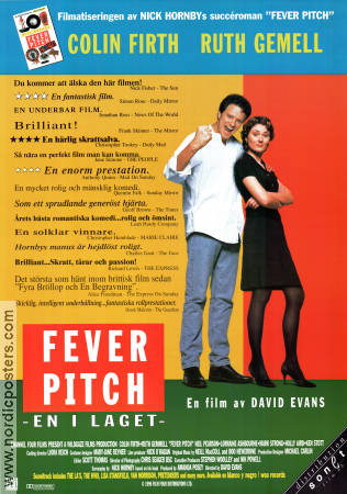 Fever Pitch 1996 poster Colin Firth David Evans