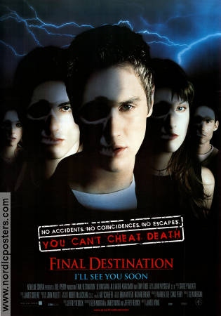Final Destination 2000 poster Devon Sawa James Wong