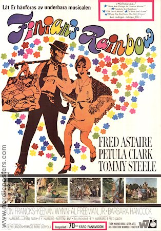 Finian´s Rainbow 1968 poster Fred Astaire Francis Ford Coppola